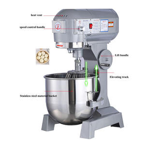 Commercial Electric Cordless Spiral Dough Mixer Stainless Steel 10L Capacity <b>Mixing</b> Bowl Dough Hook Bakery Pizza 1Kg - Product Image 1