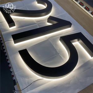 Segni personalizzati piccole lettere di plastica Design del segno del negozio in metallo tagliato al Laser <span class=keywords><strong>Online</strong></span> come realizzare insegne retroilluminate - Product Image 3