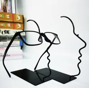 Armação de óculos de ferro forjado personalizada arte abstrata simples