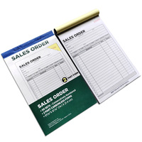 Carnet de factures autocopiantes personnalisé avec logo, formulaires de commande de vente NCR, duplicata, triplicata, impression numérique A4 A5, bons de livraison