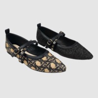 Chaussures plates élégantes pour femmes à bout pointu en PU, à brides croisées et boucle réglable, confortables pour l'extérieur