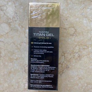 Titan Gel pene ingrossamento crema Retarder Intim Gel crema massaggio 50ml Cokelife Gold Russia uomo trasparente uomo scatola tempo - Product Image 3