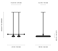 Candelabros decorativos nórdicos minimalistas personalizados XZ Led ahumado-latón Drama diseño de techo alto luces colgantes sala de estar dorada
