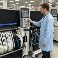 Machine de Placement de Composants SMT FU JI AIMEX III pour Ligne de Production de Haute Vitesse, Assemblage de Bandes LED et de Grands Panneaux d'Affichage