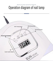 Professionnel Sun X5 Plus Gel Polish Led Nail Uv Lamp150W Led Uv Lights Lampe À Ongles À Séchage Rapide Pour Ongles Sèche-Ongles