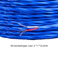 Fil de thermocouple PTFE à noyau unique de type K Câble d'extension de type E/J/T pour capteur de température