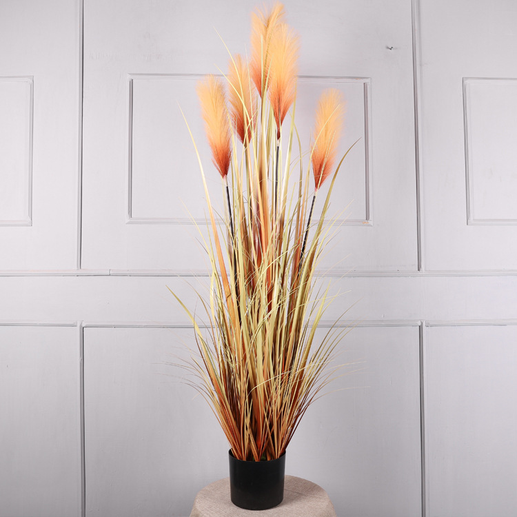 1.5-meter reed bonsai, orange
