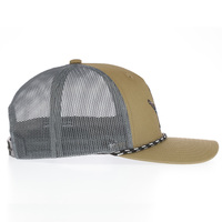 Gorra de béisbol de 5 paneles con bordado personalizado de pato real, diseño de aves silvestres, caza, gorra trucker con cuerda, snapback