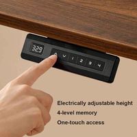 Bureau assis-debout moderne avec écran numérique, 3 préréglages de mémoire, système de levage électrique pour le bureau à domicile