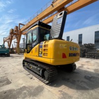 Excavatrice Komatsu PC110 importée du Japon, bien entretenue, structure compacte pour petits travaux de terrassement