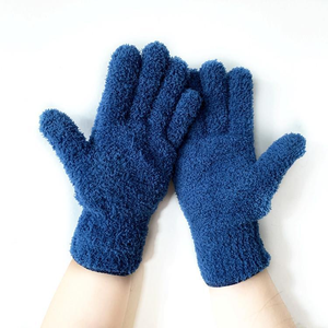 Gants de dépoussiérage en <span class=keywords><strong>microfibre</strong></span> de velours corail pour le nettoyage ménager, écologiques, doux, moyens, durables, réutilisables, super absorbants - Product Image 1