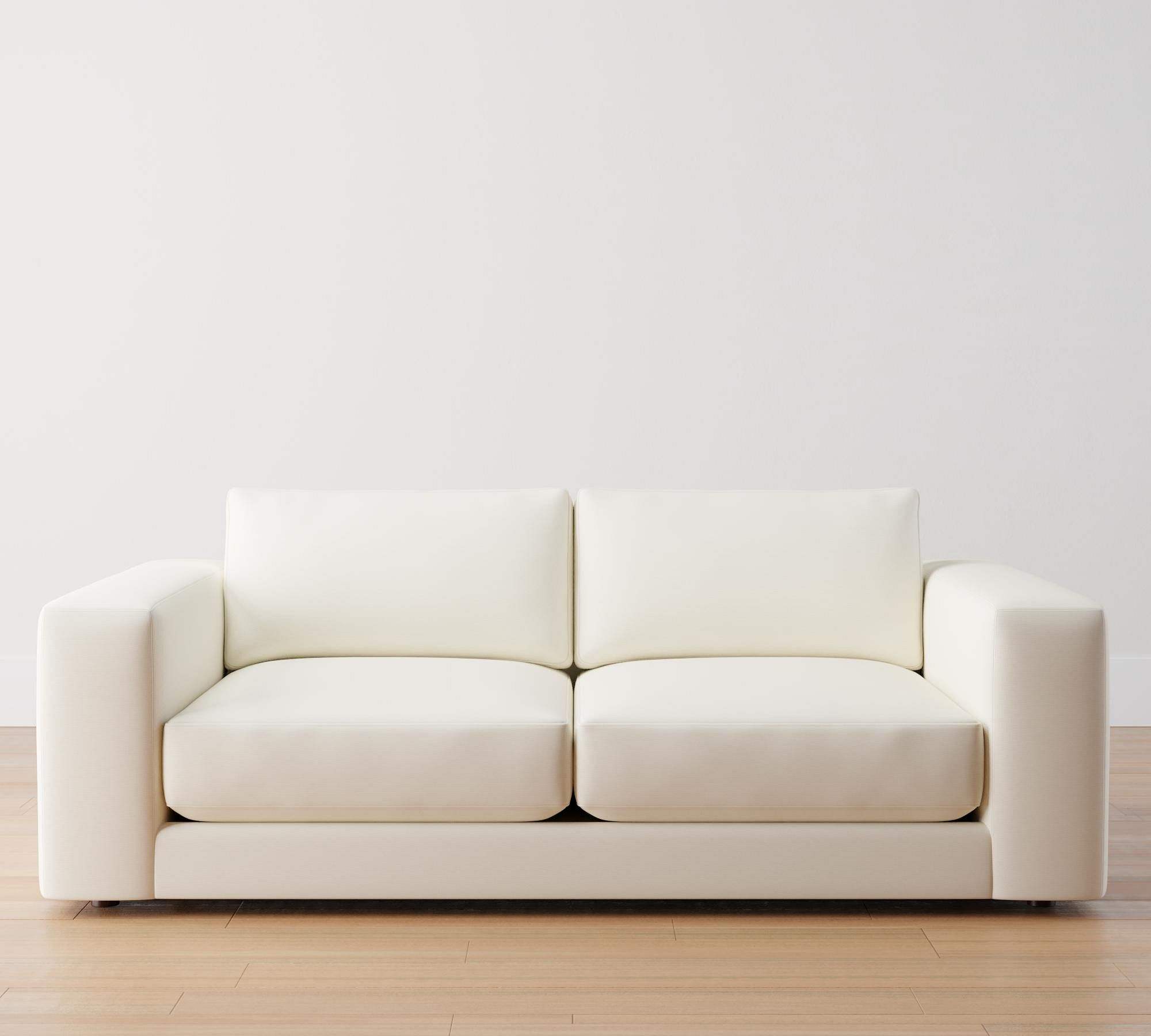 Living room sofa indoor furniture lounge square arm upholstered sofa