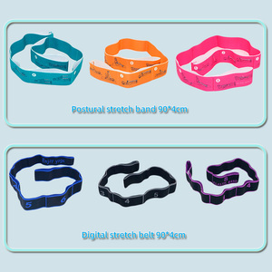 Bandas elásticas duraderas para ejercicio, estiramiento corporal, banda de Pilates, equipo de ejercicio, mejora del equilibrio, entrenamiento de modelado corporal - Product Image 2