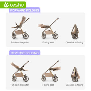 Top Vente Bébé Poussette Landau Parasol <span class=keywords><strong>Trio</strong></span> Passeggino Bébé Poussette 3 En 1 - Product Image 6
