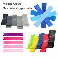 YETFUL Meilleure qualité premium gym exercice theraband pull up loop set latex résistance bande élastique pour fitness pilates