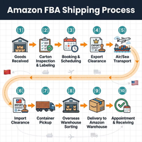 Services d'expédition aérienne Chine-USA, transit de fret express FCL/LCL+Express, Amazon FBA, livraison express aérienne rapide DDP