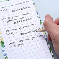 Bloc-notes magnétique pour réfrigérateur avec aimant, papeterie promotionnelle de marque, cadeaux d'entreprise, programmes de vente au détail