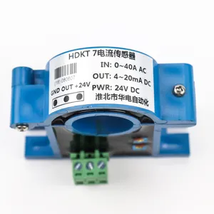 hall effect open loop current sensor transducer lem 5v split core 420