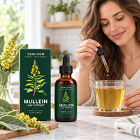 Complément Herbal : Gouttes d'Extrait de Feuille de Molène – Nettoie Naturellement les Poumons et Renforce l'Immunité – Déconseillé aux Femmes Enceintes