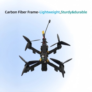 Kit de Dron FPV X05-1 de 5 Pulgadas con Marco de Fibra de Carbono, Cámara HD de 720P, Distancia de Transmisión de Imagen de 10 km, Motor sin Escobillas, Quadcopter Rc - Product Image 3