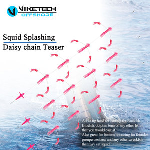 Leurre de pêche Squid Daisy Chain, Appât souple pour la pêche en haute mer, pour la pêche au trolling, pour thon, marlin et gros gibier, vente en gros - Product Image 4