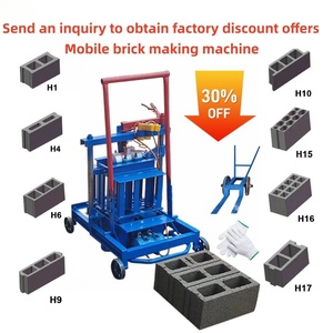 Machine automatique populaire <span class=keywords><strong>pour</strong></span> la fabrication de briques en cendres volantes, modèle de moteur diesel, <span class=keywords><strong>pour</strong></span> clôtures et murs de séparation - Product Image 1