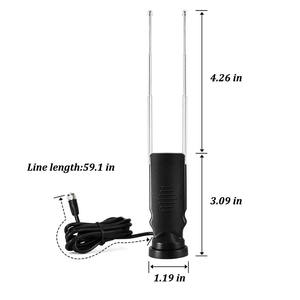 Mini antenne TV numérique UHF HDTV intérieure, antenne DVB 5dBi, antenne de télévision numérique télescopique, qualité de signal améliorée - Product Image 6