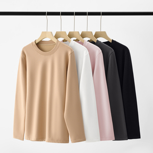 Maglie <span class=keywords><strong>in</strong></span> <span class=keywords><strong>pile</strong></span> da <span class=keywords><strong>donna</strong></span> all'ingrosso a girocollo a maniche lunghe, top morbidi e leggeri, <span class=keywords><strong>camicia</strong></span> casual autunnale da <span class=keywords><strong>donna</strong></span> - Product Image 3