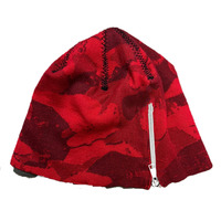 Bonnet unisexe personnalisé à carreaux Y2K, style vintage streetwear, bonnet en tricot rétro, hip-hop, design à double couche avec fermeture éclair
