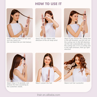 RUCHA 9-in-1 Haarstyler Haarstyling-Werkzeuge Automatischer Lockenstab Heißer Kamm Ionischer Hochgeschwindigkeits-BLDC-Haartrockner-Bürste