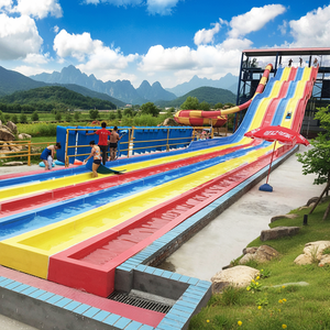 <strong>Playground</strong> Water Park <strong>Curved</strong> Track <strong>Slide</strong> Outdoor Indoor Swimming Pool Water <strong>Slide</strong> Fiberglass Rainbow Water <strong>Slide</strong> - Product Image 1