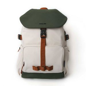 Buckle College-style Cover Laptop <b>Backpack</b> Breathable Durable Contrasting Color Polyester <b>Drawstring</b> Large Capacity Fashionable - Product Image 4