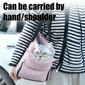 Seggiolino Rialzato per Animali Domestici, Sedile Interattivo per Auto con Cinghia di Sicurezza, Console da Viaggio con Letto Staccabile - Product Image 5