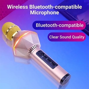 K7 Ws858 Q7 Q9 WS1816 669 668ホームパーティーカラオケハンドヘルドマイクBluetoothスピーカー付きマイクサポートTf/Usb/Mp3ファミリーKtv用 - Product Image 5