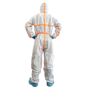 Personnalisé SF tyvek jetable microporeux protecteur <span class=keywords><strong>peintre</strong></span> vêtements de travail combinaison de protection avec sans capuche bandes costume de sécurité - Product Image 2