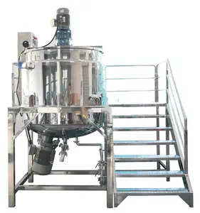 China Manufacturer 100l 500l stainless steel jacketed heat electric chemical agitator mixer machine with liquid mixing tank