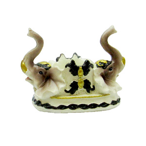 Figurine d'éléphant en résine personnalisée bronzée dorée délicate belle statue d'éléphant faite à la main série d'éléphant bébé mignon - Product Image 5