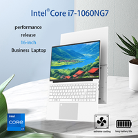 Nuovo Laptop Aziendale 16.1'' IPS 16:10, Intel I7-1060NG7, 32GB RAM, 2TB SSD, Windows 11 Pro, 4-Core, Tastiera Inglese US