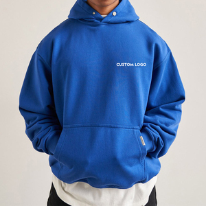 Sweat-shirt à capuche surdimensionné pour homme avec logo personnalisé, imprimé lettres, manches longues, avec poche, collection printemps-automne - Product Image 4