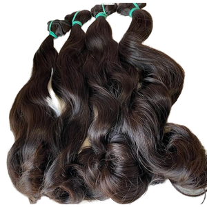 Paquete de Cabello Virgen Indio Rizado Natural, de un Solo Donante, Sin Procesar, 100% Virgen, de Proveedores de Cabello 100% con Cutícula Alineada, Paquete de Extensiones de Cabello - Product Image 1