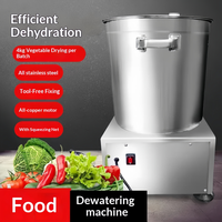 Commerciële groente- en fruitsaladespinner, water- en olieafwasmachine, centrifugale ontwateringsmachine met hoge snelheid