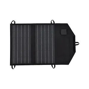 Dihe Leichtes tragbares Solar ladegerät 20W Faltbares Solar mit doppeltem USB für Telefone Laptops