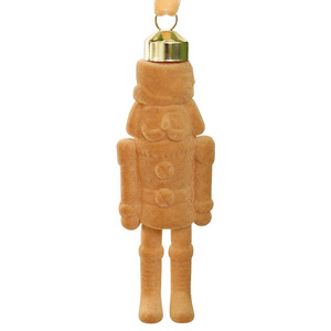 Elegante Walnuss Soldat Anhänger Weihnachts dekoration Samt Stoff Baum mit elegantem Design Neujahrs <span class=keywords><strong>Box</strong></span> Verpackung Nussknacker - Product Image 5