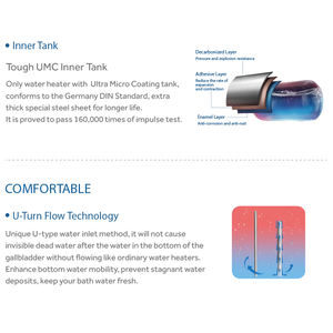 <span class=keywords><strong>Chauffe</strong></span>-<span class=keywords><strong>eau</strong></span> <span class=keywords><strong>électrique</strong></span> à accumulation <span class=keywords><strong>de</strong></span> 100 <span class=keywords><strong>litres</strong></span> et <span class=keywords><strong>150</strong></span> <span class=keywords><strong>litres</strong></span>, best-seller, <span class=keywords><strong>chauffe</strong></span> l'<span class=keywords><strong>eau</strong></span> rapidement, <span class=keywords><strong>chauffe</strong></span>-<span class=keywords><strong>eau</strong></span> coréen - Product Image 3