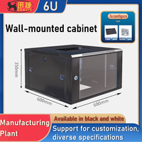 Armoire murale réseau 4u 6u 9u 12u, rack de serveur, armoire de données pour réseau, données domestiques