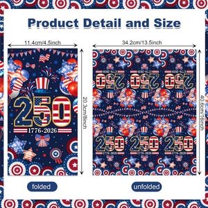 20 serviettes jetables patriotiques <span class=keywords><strong>du</strong></span> <span class=keywords><strong>4</strong></span> juillet pour le 250e anniversaire des États-Unis, 250 ans <span class=keywords><strong>de</strong></span> liberté, décorations <span class=keywords><strong>de</strong></span> fête américaines - Product Image 2