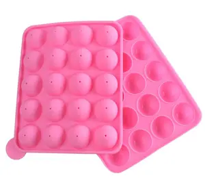 20 Cavity Silicone Cake Pop Mold Great for Hard Candy Lollipop and Party Cupcake mold