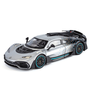 Coche <span class=keywords><strong>de</strong></span> Metal Fundido a Presión <span class=keywords><strong>de</strong></span> Alta Simulación a <span class=keywords><strong>Escala</strong></span> <span class=keywords><strong>1</strong></span>:<span class=keywords><strong>18</strong></span>, Superauto ONE con Sonido, Luces y Amortiguadores JLF JLF-1901-470, Regalo para Niños - Product Image 1