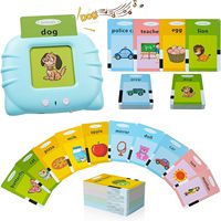 Tarjetas Flash Interactivas con Sonido para Bebés, Niños y Niñas, Aprendizaje Preescolar, Máquina de Lectura, Regalo Musical Ecológico
