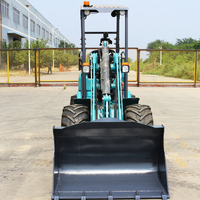 La Chine a articulé 800kg 1000kg hydrostatique Diesel/électrique Mini chargeuse sur pneus 4WD Mini chargeur pelle chargeur à vendre